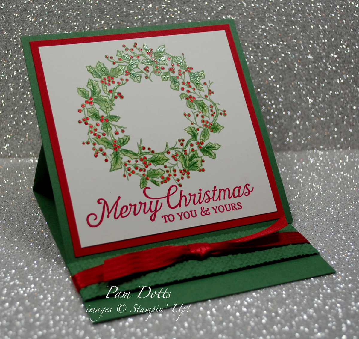 Clearly Southern Stampin': Christmas Easel Cards