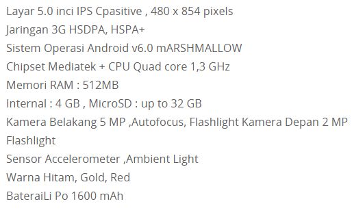 New Hp Mito Android A990 Champ 5 Inch Harga 400 Ribuan Harga Dan Spesifikasi Hp