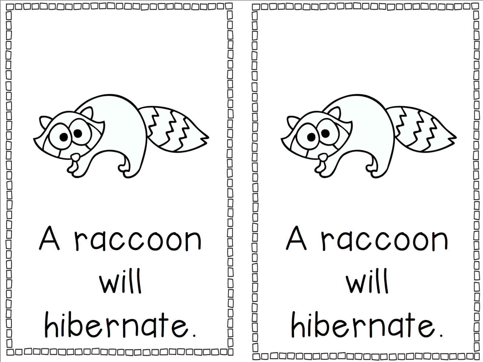 Animals That Hibernate Printable | Search Results | Calendar 2015