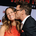 Robert Downey Jr With Wife Kissing Pictures 2013