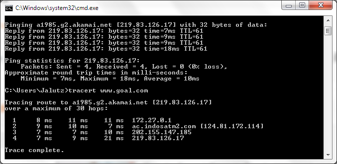 Mac tracert