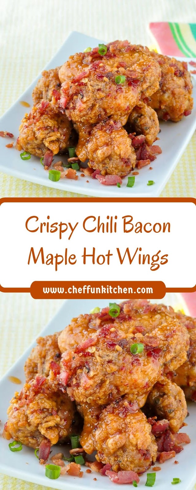 Crispy Chili Bacon Maple Hot Wings Crispy Chili Bacon Maple Hot Wings