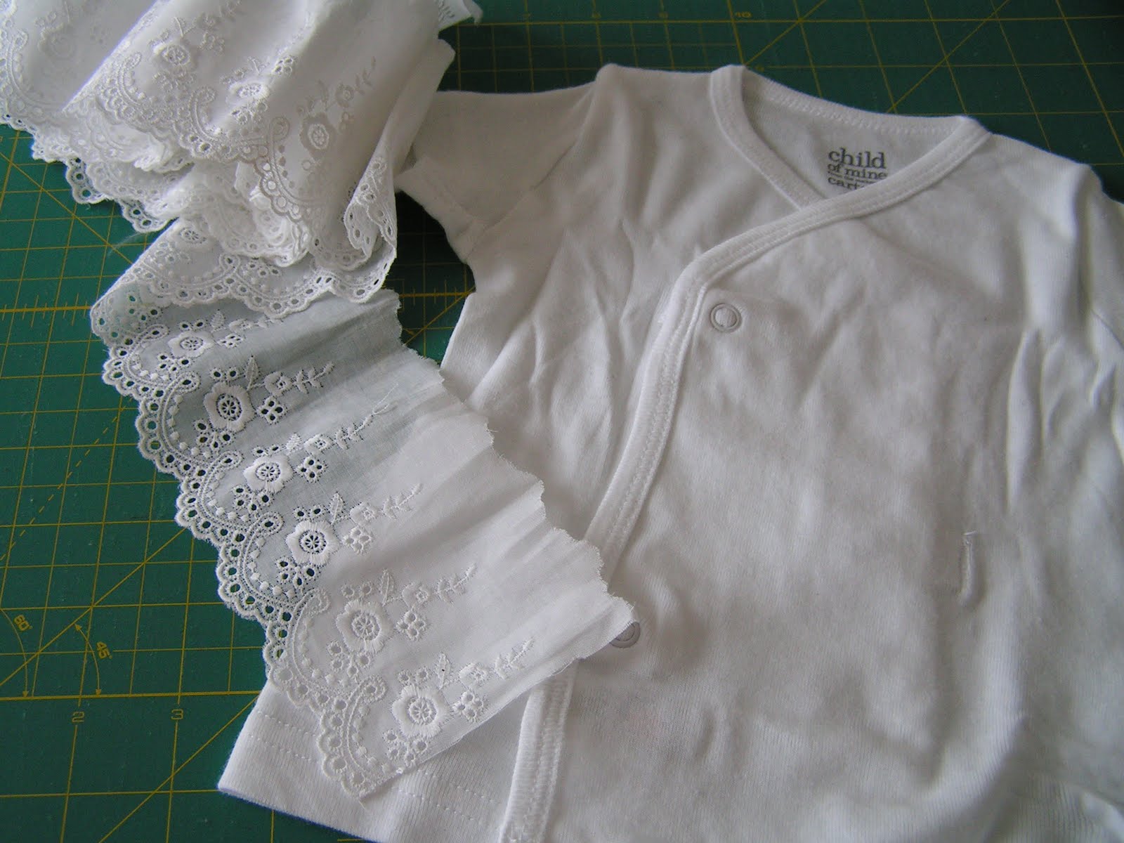 Tea Rose Home: Tutorial ~ Ruffle Top for a Baby