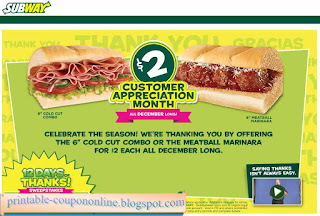 Free Printable Subway Coupons Free Printable Subway Coupons