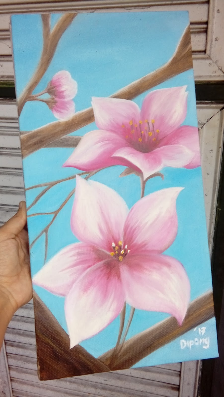 Paling Inspiratif Lukisan Kanvas Mudah Dan Simpel Demae Decor