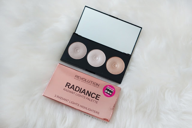 Makeup Revolution | Radiance Highlighter Palette Review and Swatches