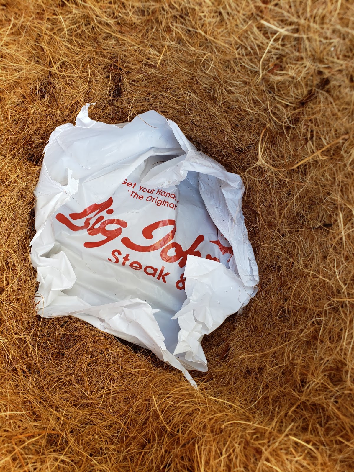 Gear Acres at Top of the Hill How to Install Coco Mat in Odd Shaped Pots