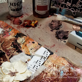 Altered Tag by Lynne Forsythe for UmWowStudio using Tattered Angels, ArtFoamies, Impression Obsession and Canvas Corp Brand products