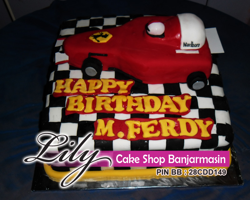 Lily Cake Shop Banjarmasin KUE ULTAH BENTUK MOBIL