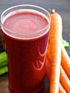 Beetroot carrot smoothie
