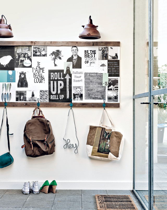 DIY recibidor moodboard perchero