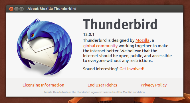 latest version of mozilla thunderbird
