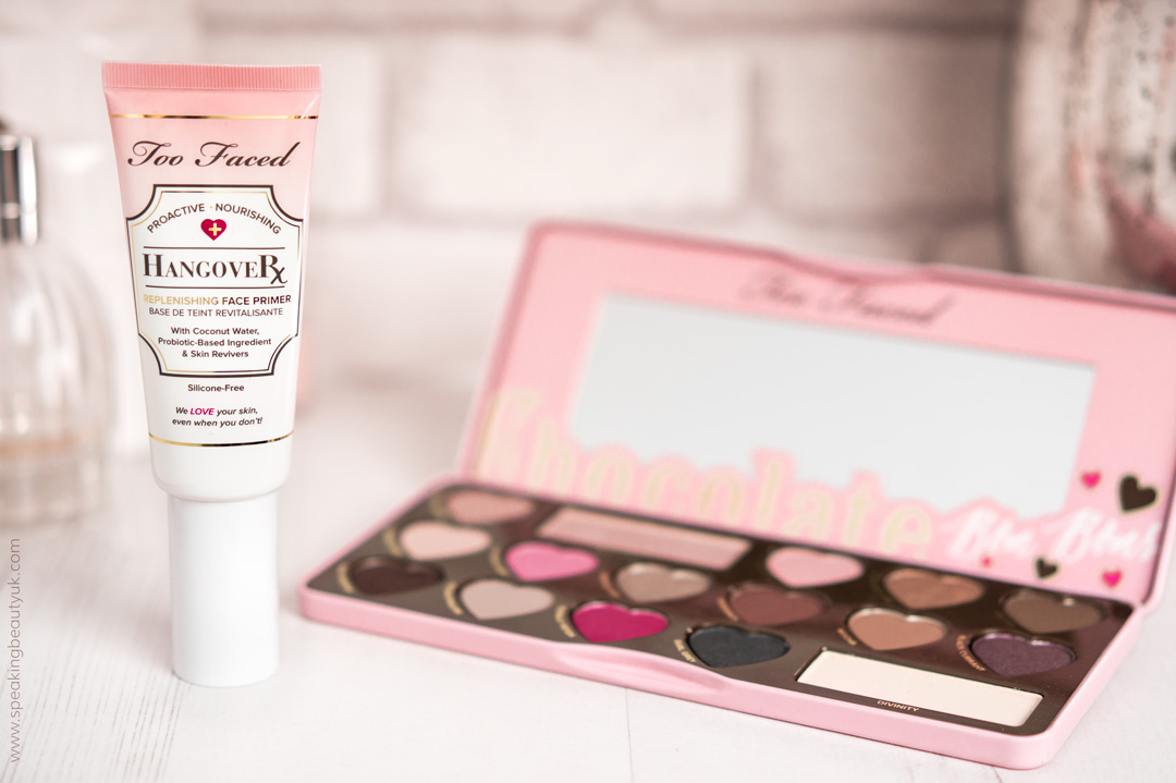 Too Faced Chocolate Bon Bons Palette and Hangover Face Primer