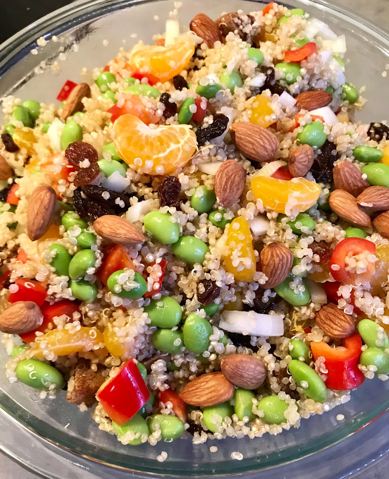 Once upon a cook Edamame Clementine Quinoa Salad 毛豆橘子藜麥沙律