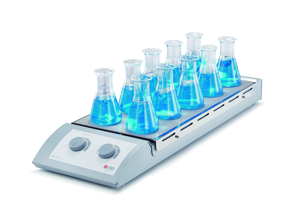 Jual 10Channel Classic Hot Plate Stirrer Dlab MSHS10 Ori