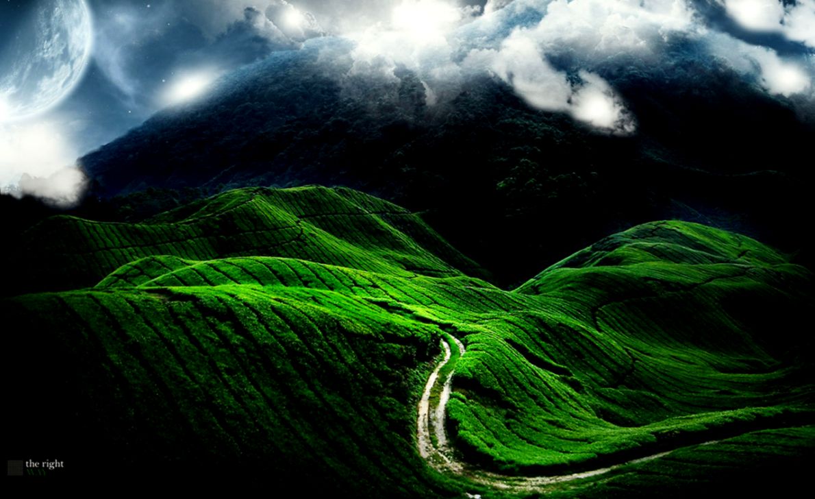 Green And Blue Nature Wallpapers Gallery
