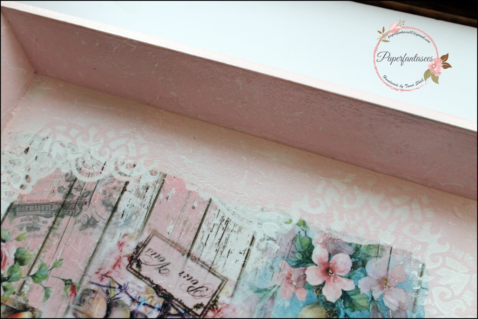 Paper Fantasees The Craft Blog Decoupage trays Birds series