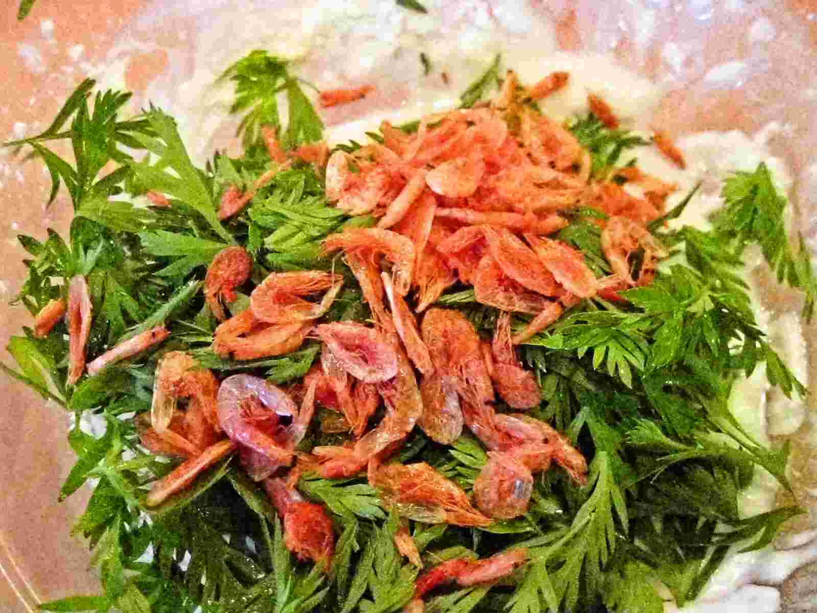 Recipes for Tom Ninjin no happa no tempura / carrot leaf tempura