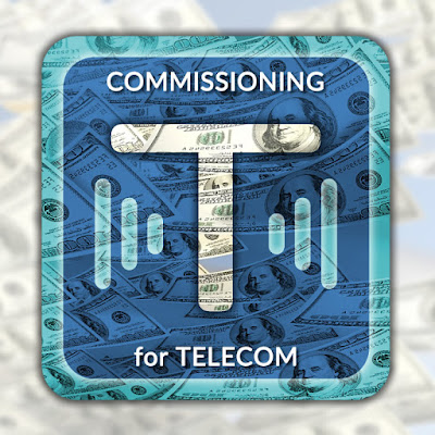 Calculating sales commissions for the telecom channel