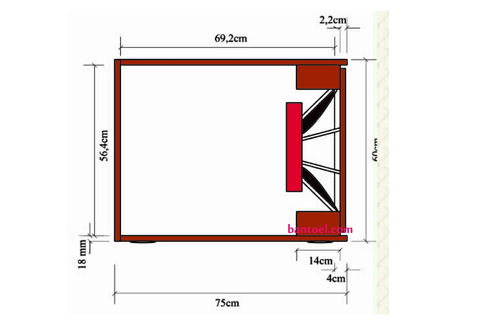 Skema Box Subwoofer 21 Inch Lapangan Bantoel Com Speaker