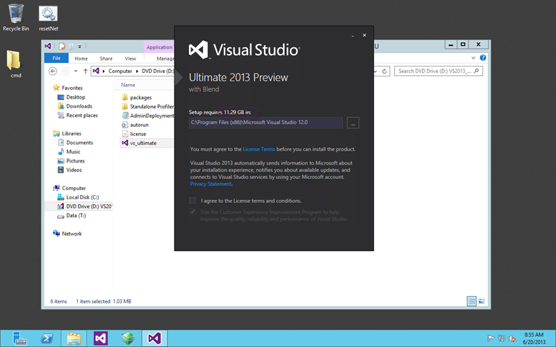 Visual studio 2013 update 6