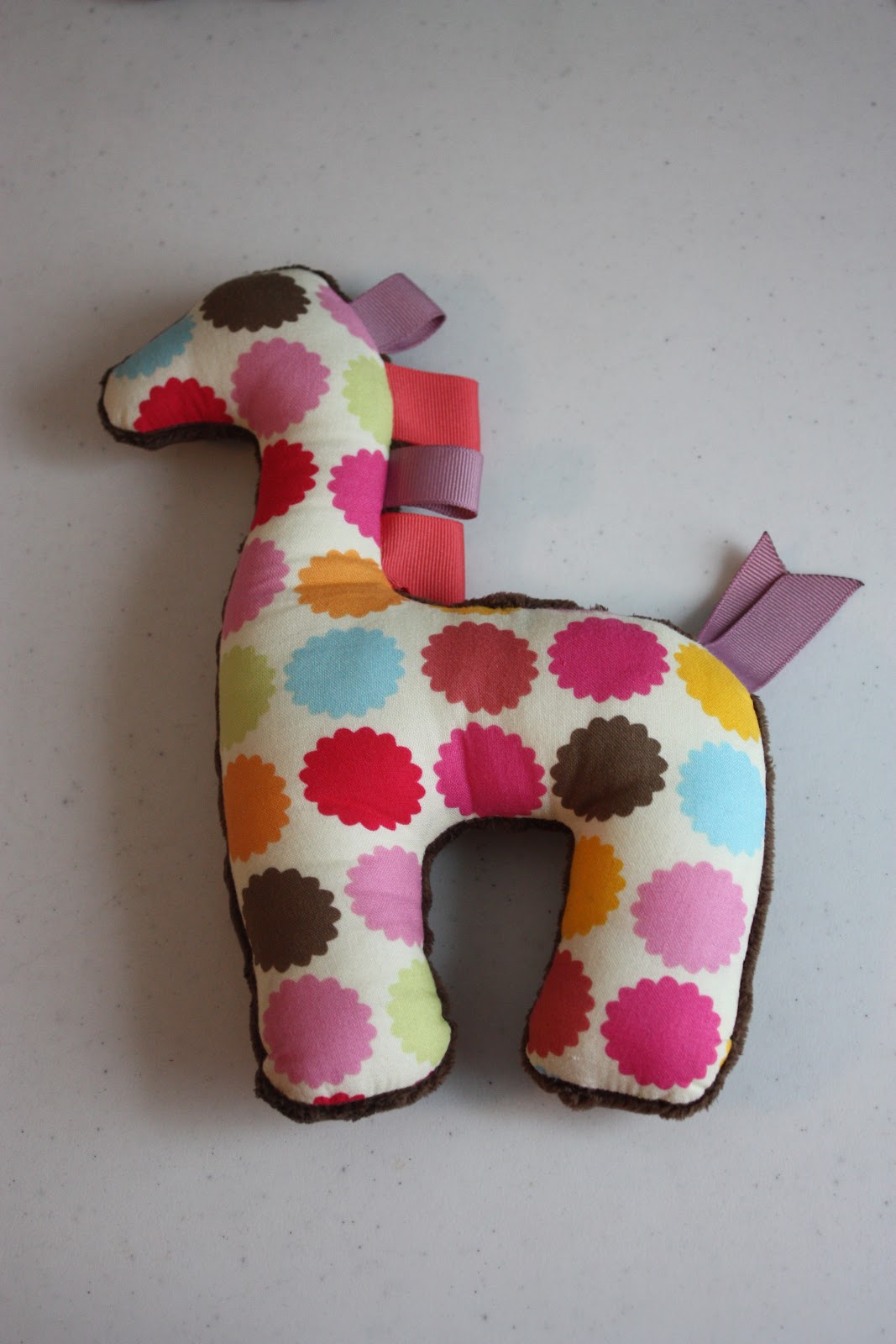 Then I made this dino taggie. (See tutorial here )
