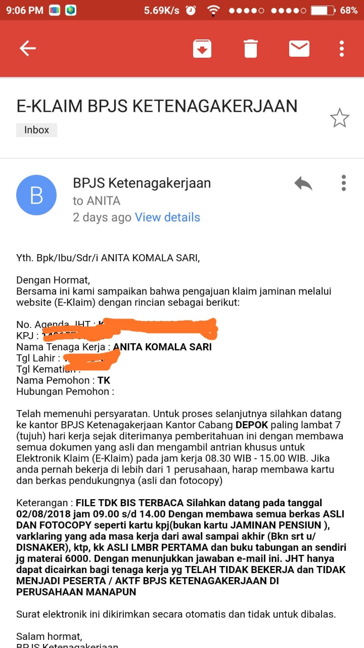 Anita Komala Sari's Blog: Bagaimana Mencairkan BPJS ...