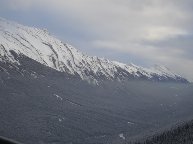 view from sulphur mountain gondola