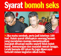 BOMOH SEKS: Wajib jadi isteri 100 hari ubati masalah rumahtangga
