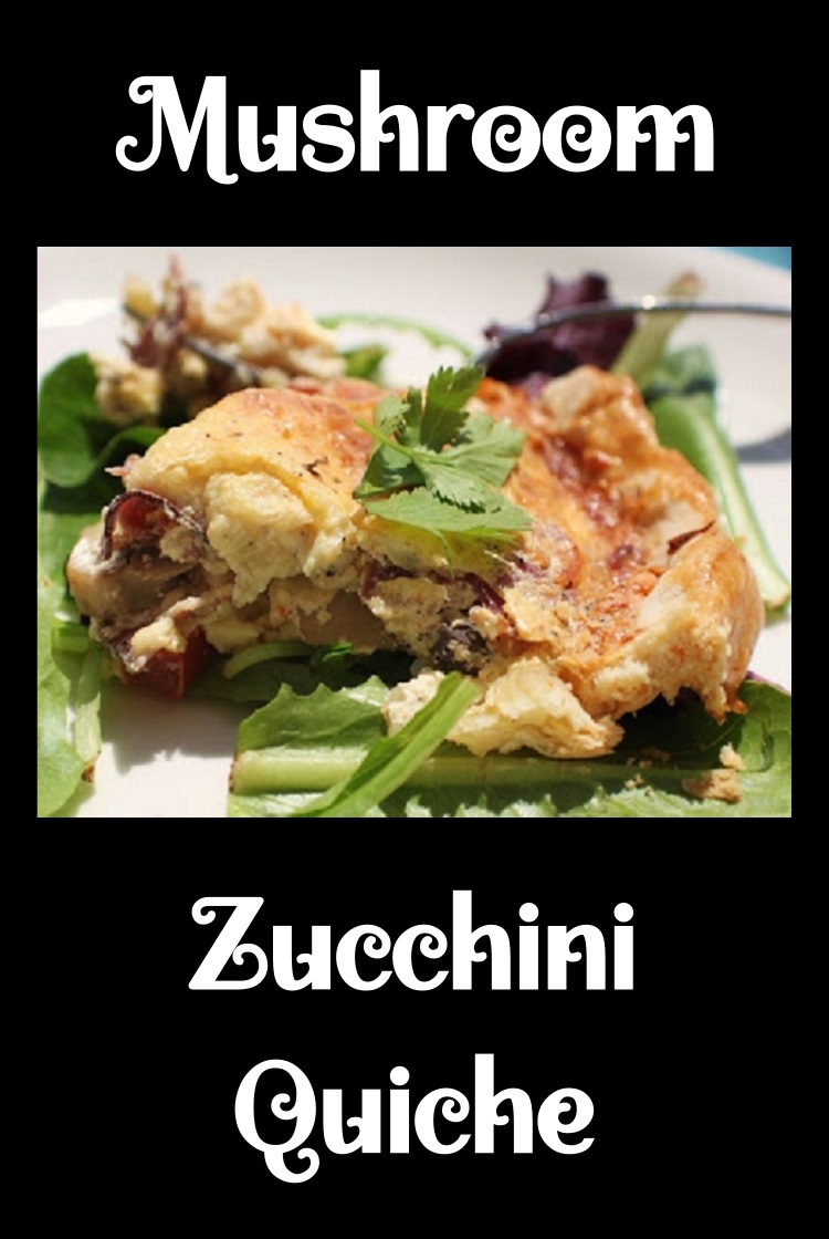 Mushroom Zucchini Quiche What's Cookin' Italian Style Cuisine