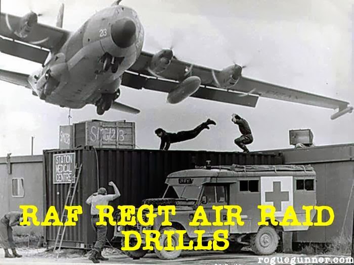 Tony McNally RAF REGIMENT AIR RAID DRILLS