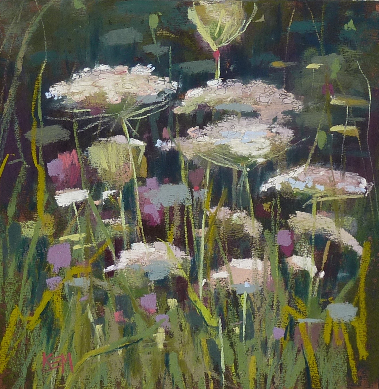 Painting My World I Tried a New Underpainting Medium Today!