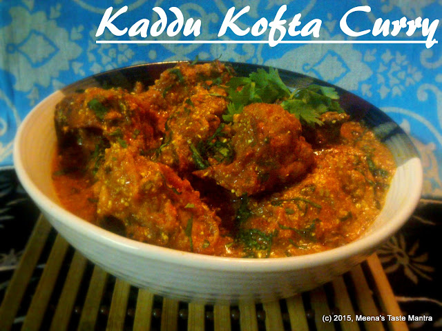Kaddu Kofta Curry