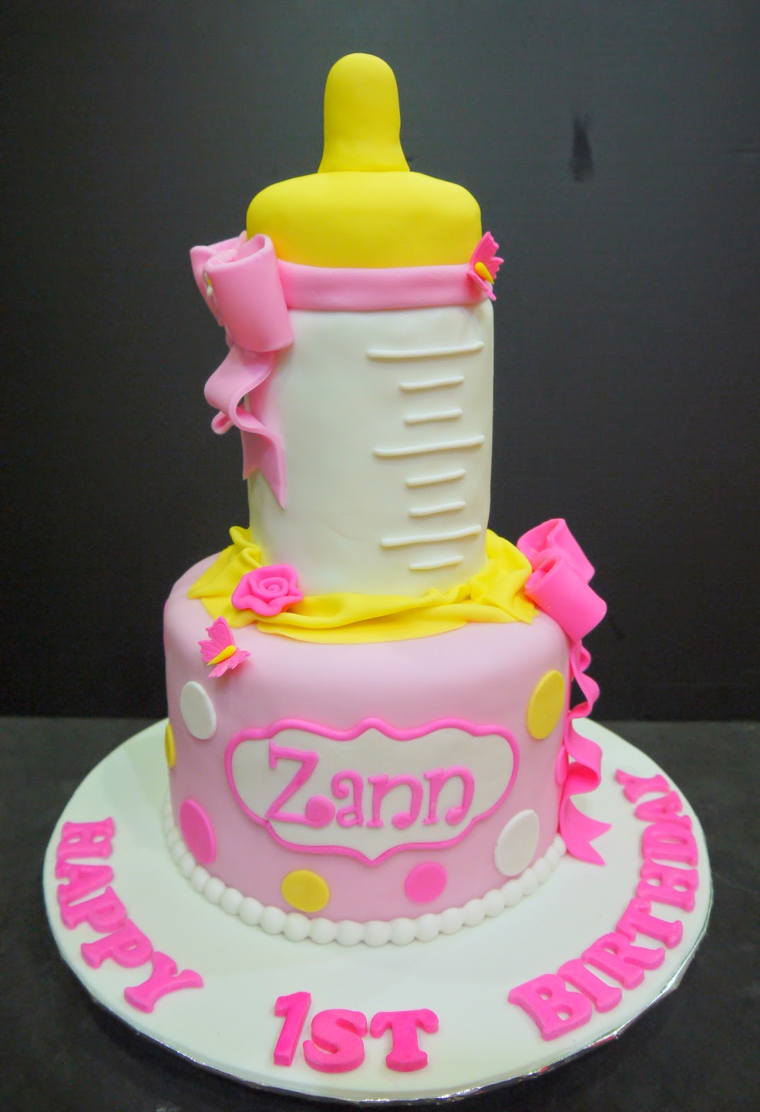 Cupcake Divinity Zann's Milk Bottle cake