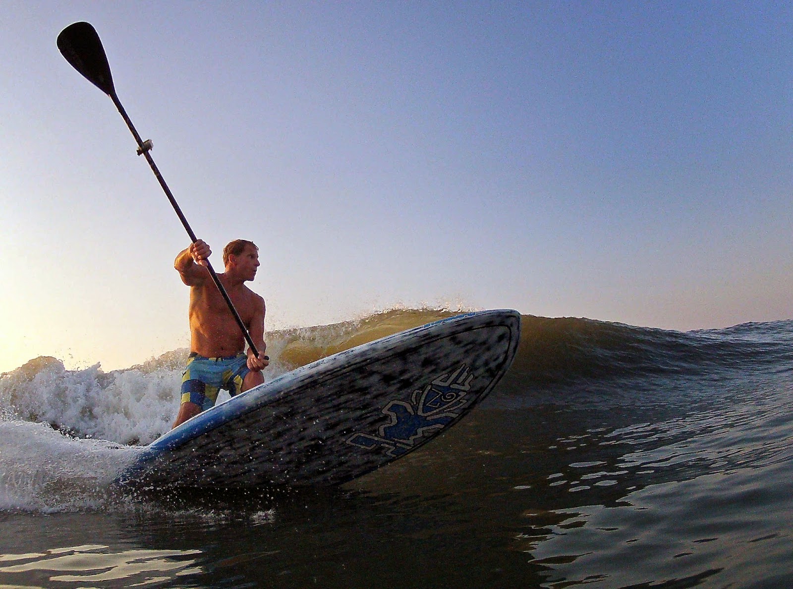 Atlantic Paddle Surfing Unexpected waves early this morning..