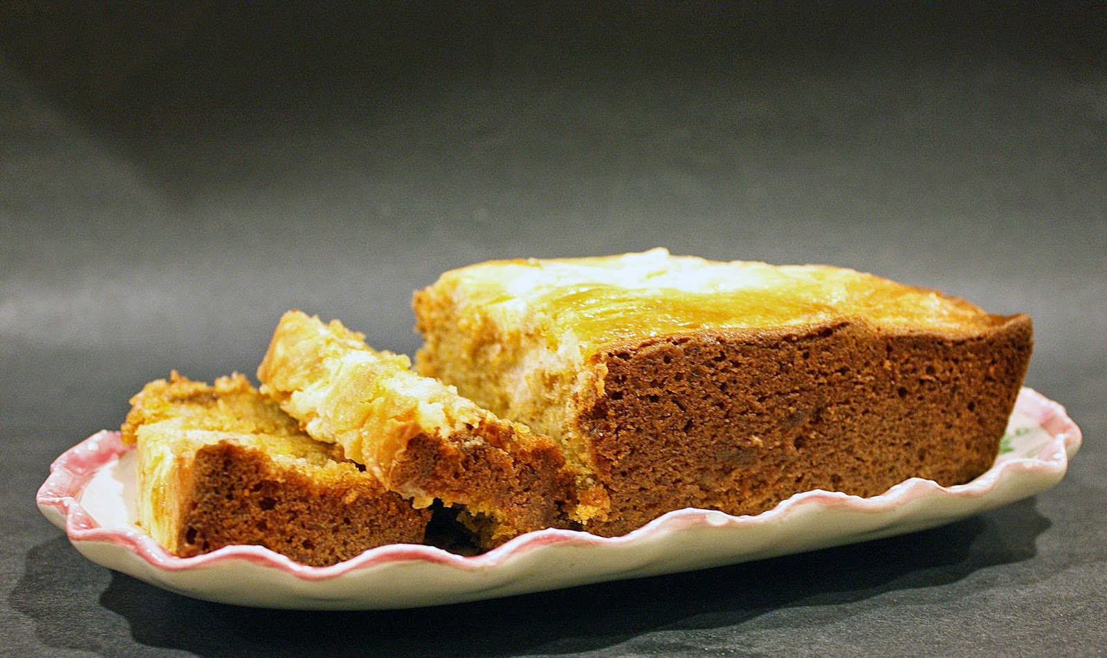 vegan roasted butternut squash bread with cheesecake swirl