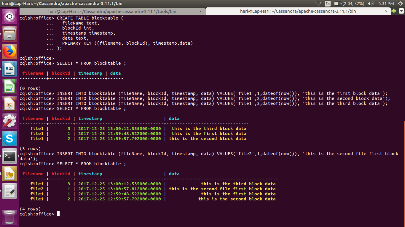 Cassandra Bible Cassandra Data Structure