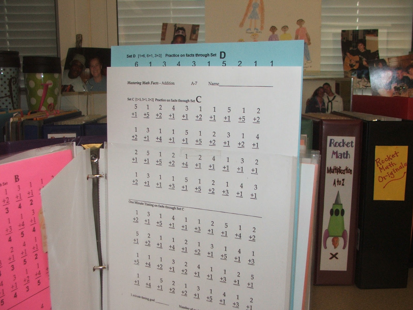 Rockin' Teacher Materials: Rocket Math Rocks!