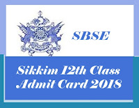 Sikkim Board 12th Admit card 2018, Sikkim Board HSC Admit card 2018, Sikkim  Board 12th Roll Number 2018, Sikkim  Board HSC Roll Number 2018