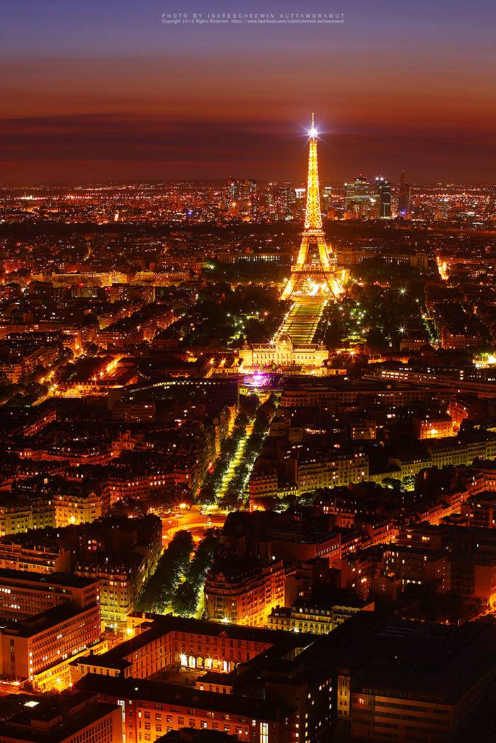 Spectacular Aerial View Of Paris