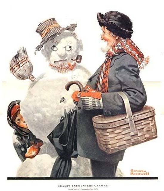 Impressioni Artistiche Norman Rockwell Christmas