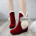 Hidden Elevator Heel Women's Snow Boots