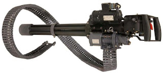 XM196 Minigun - Gatling type machine gun Multi barrel firearm