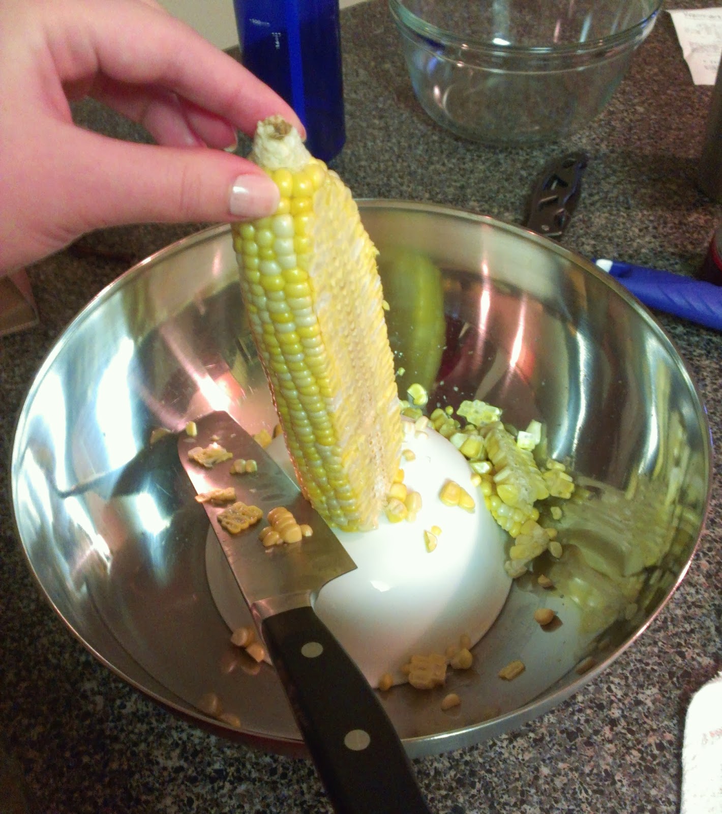 The Hungry Hood How to remove corn from the husk and cook it all at once!
