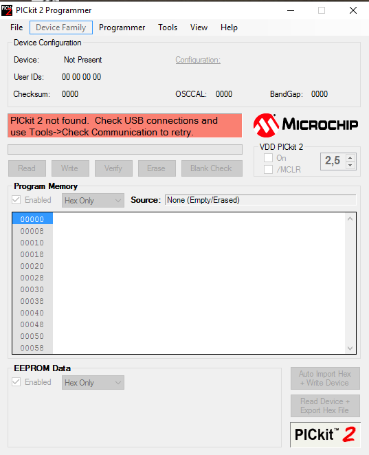 Pickit 2 v2.61 software free