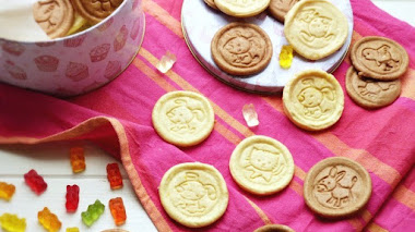 Galletas caseras de mantequilla y de chocolate