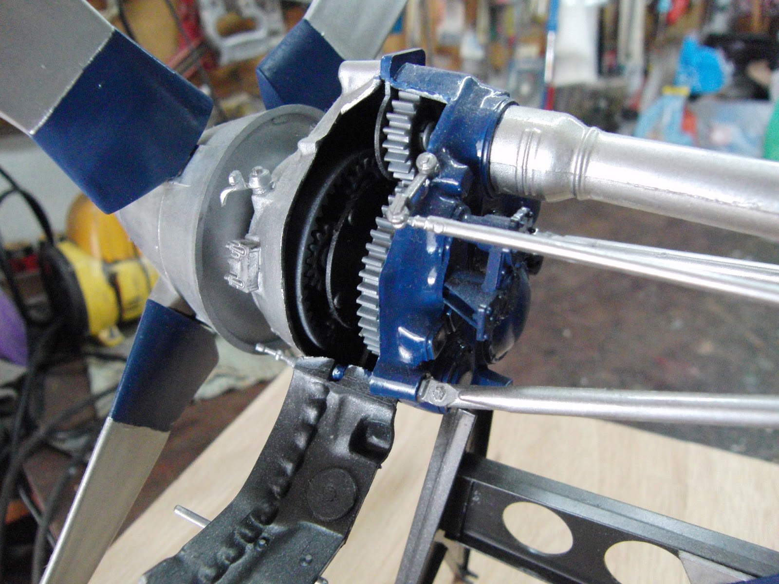 JN Model kits Review Revell 1/10 Allison Turboprop Engine