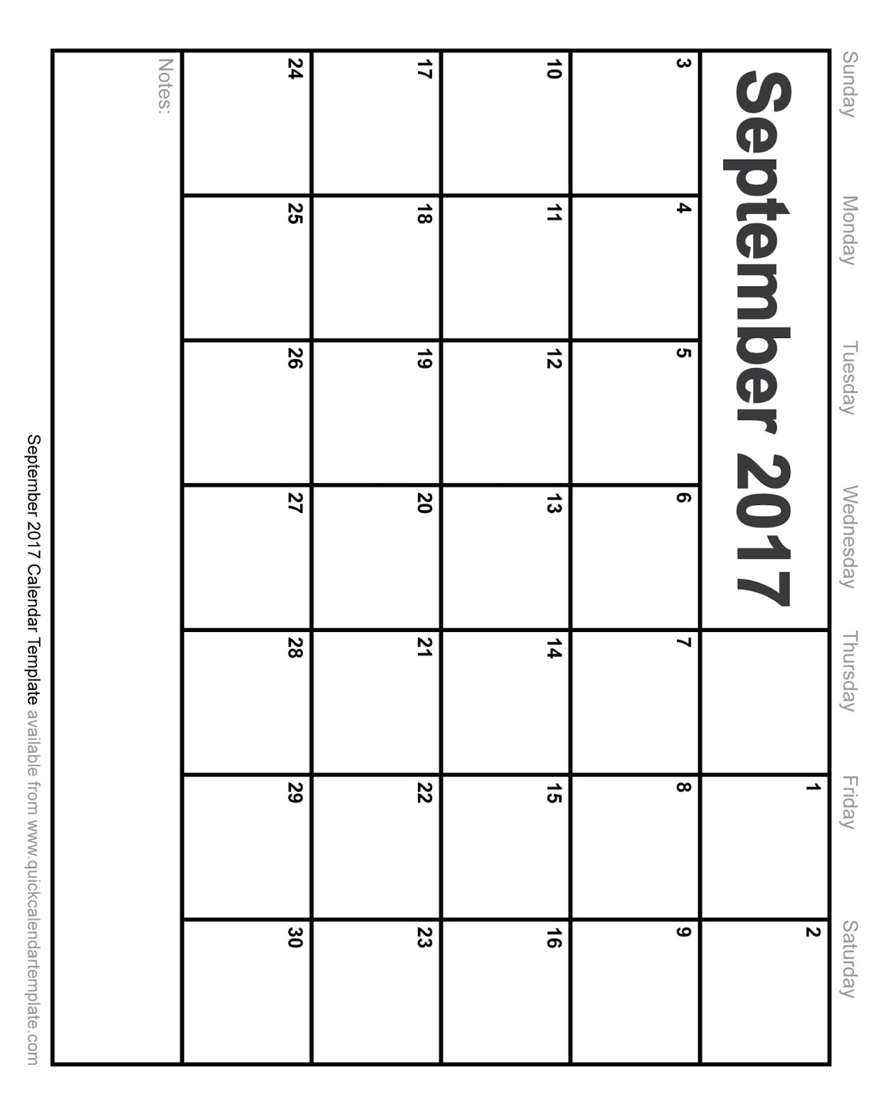 Free Printable Calendar 2018: Free Printable Calendar September