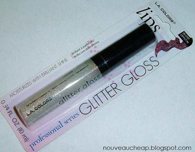 Review L.A. Colors Professional Series Glitter Gloss in Crystal