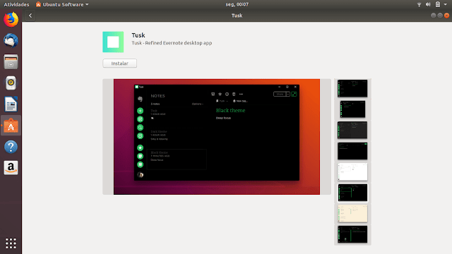 Cliente Evernote para Ubuntu Tusk Cliente Evernote para Ubuntu Tusk